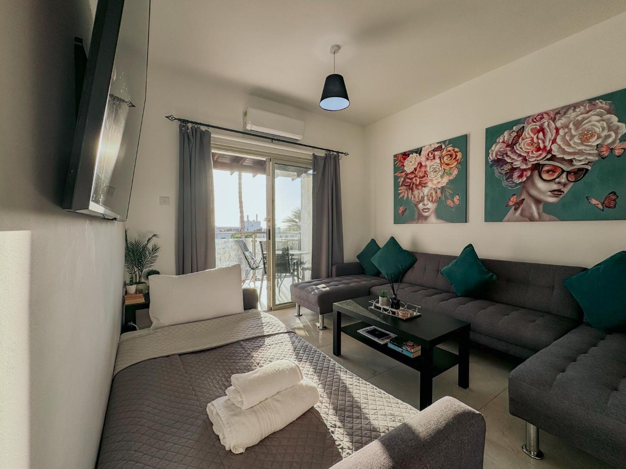 1B Seaside Orchid, Sea, Center Apartment Paphos Luaran gambar