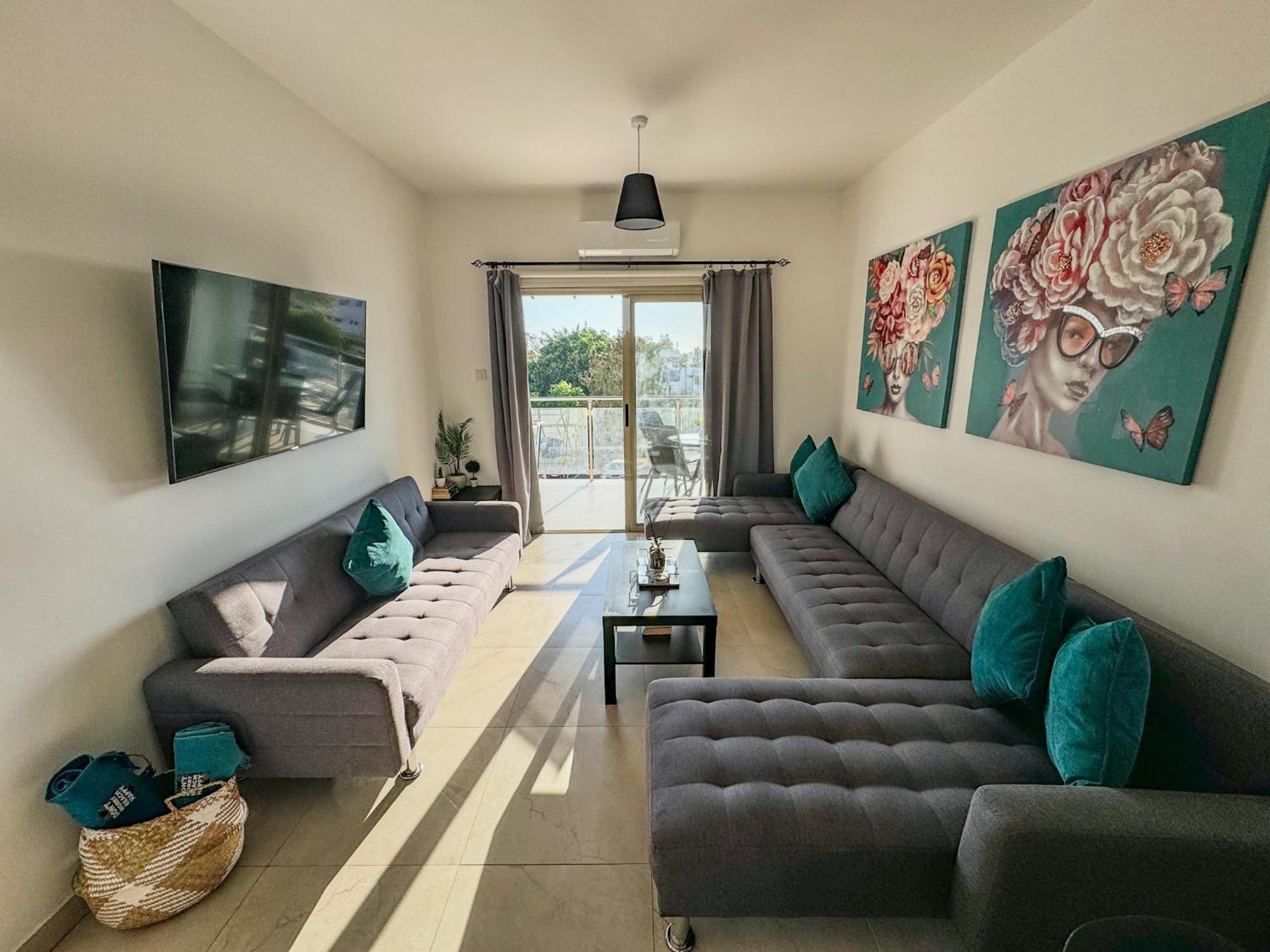 1B Seaside Orchid, Sea, Center Apartment Paphos Luaran gambar