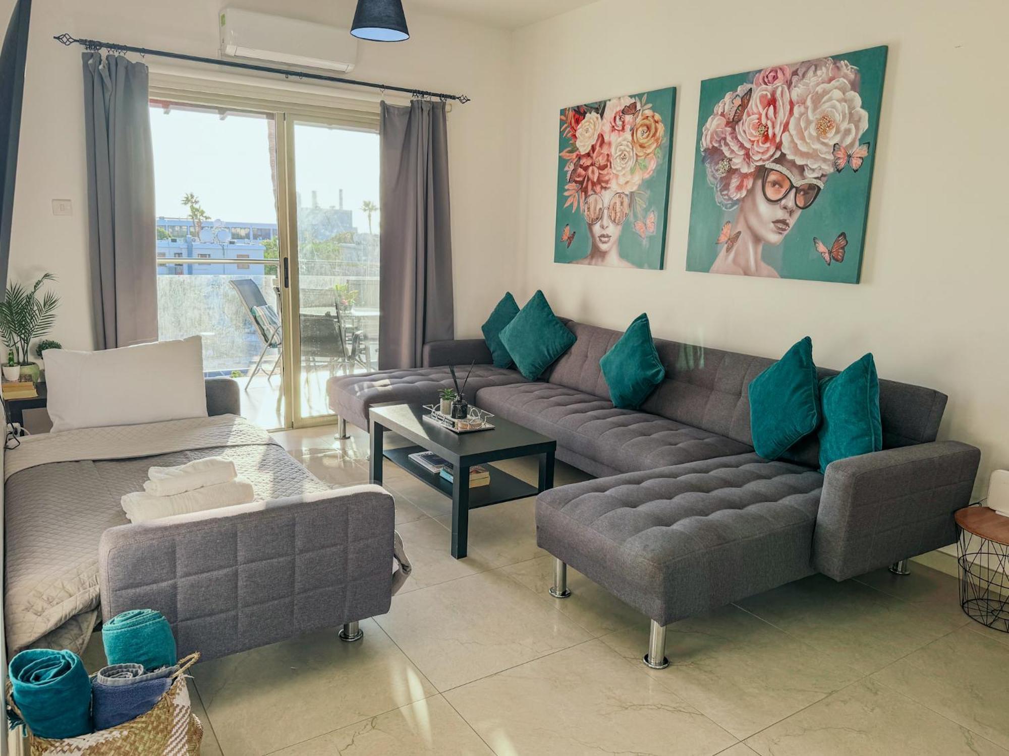 1B Seaside Orchid, Sea, Center Apartment Paphos Luaran gambar